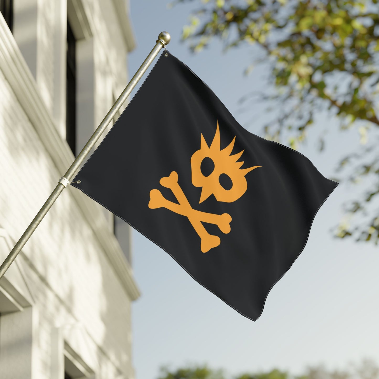 Pirate Chickens - Skull & Bones Flag - MEMBERS ONLY