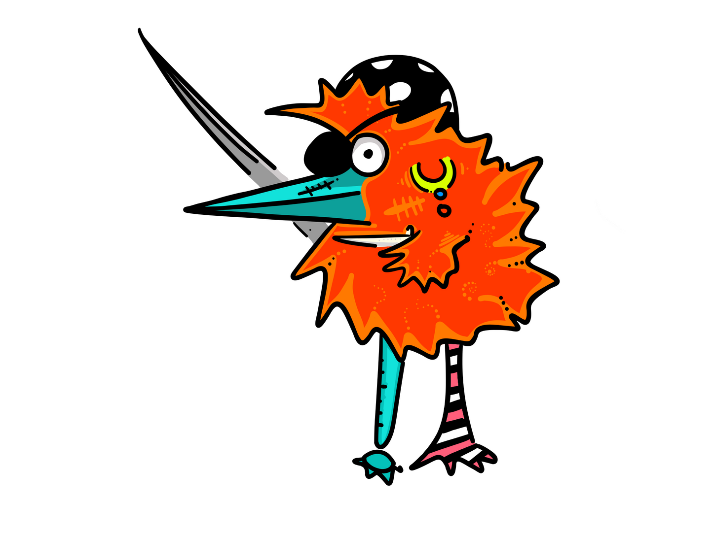 Learn To Draw A Pirate Chicken