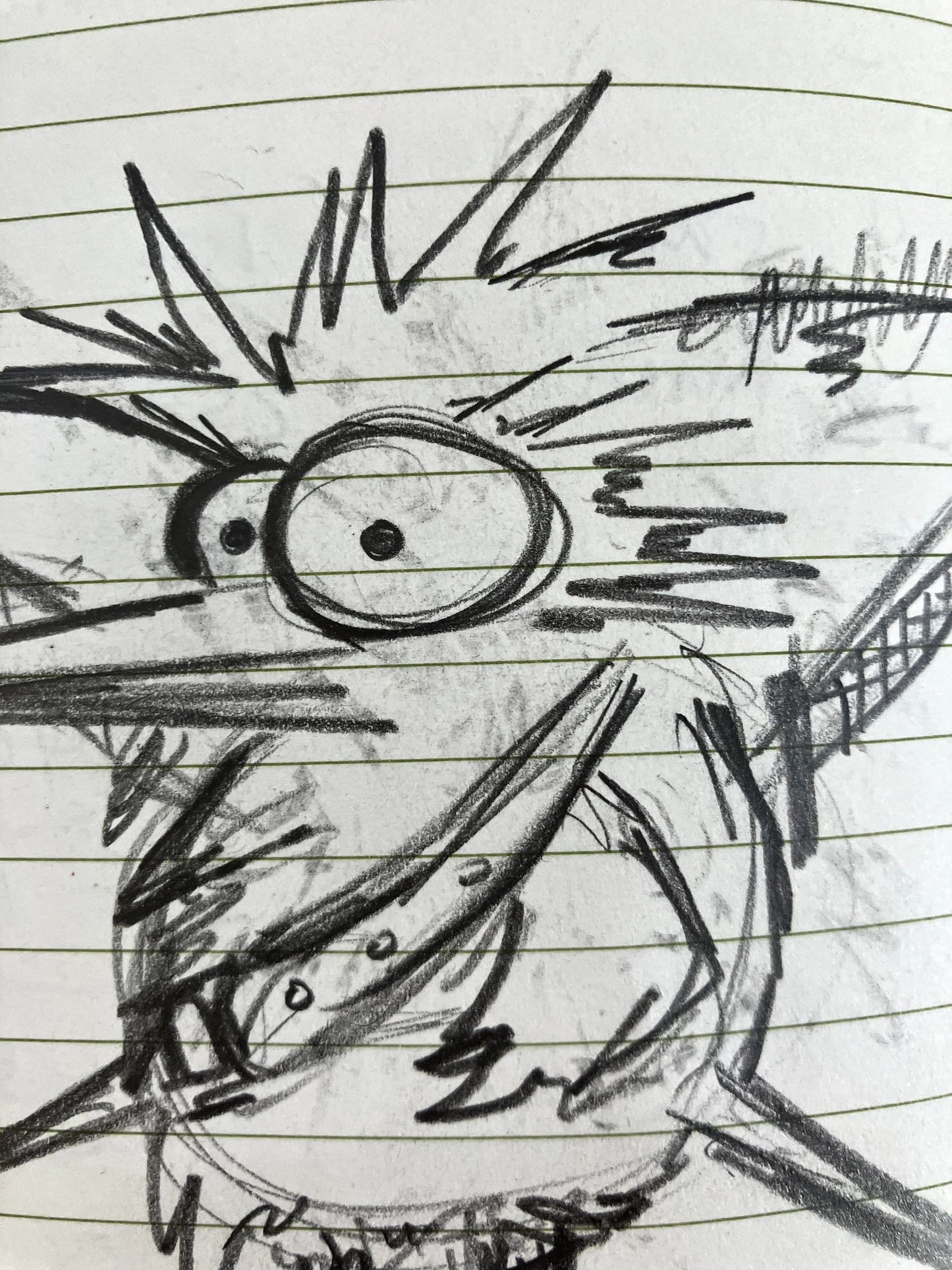 Pirate Chicken Socket - Original Sketch 1/1