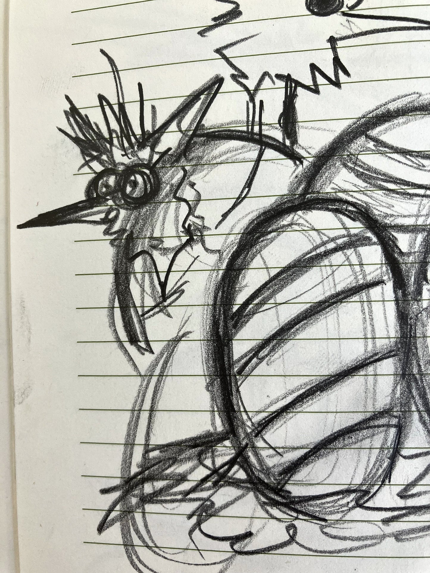 Baby Pirate Chickens Hatching From Eggs - ORIGINAL SKETCH 1/1
