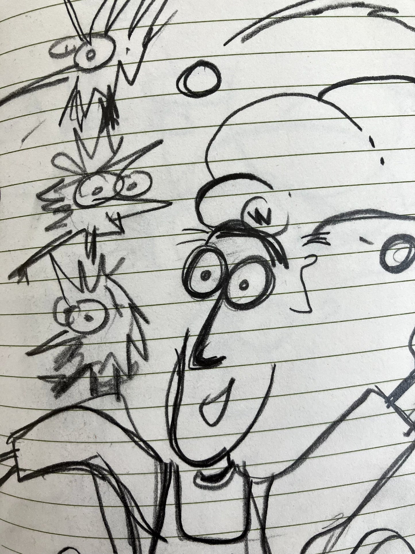 Wiley Juggles Eggs - Original Sketch 1/1