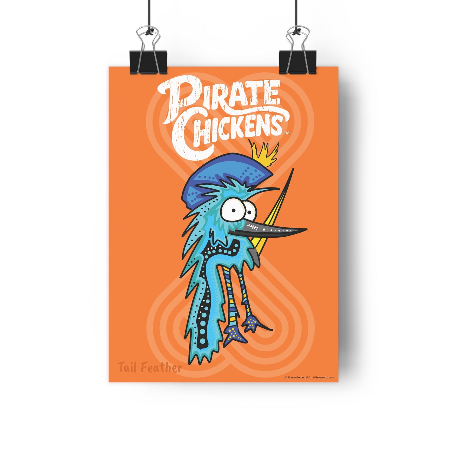Tail Feather - Pirate Chicken Poster