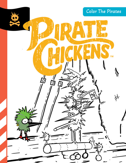Pirate Chickens - Coloring The Pirates