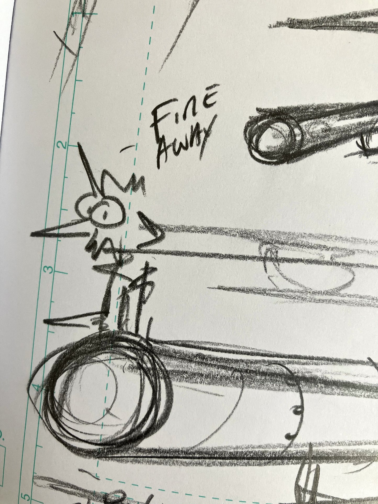 Pirate Chicken Attack - Original Sketch 1/1