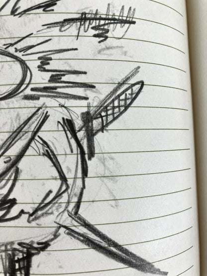 Pirate Chicken Socket - Original Sketch 1/1