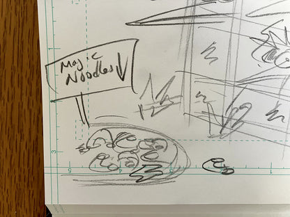 Pirate Chicken Trap - ORIGINAL SKETCH 1/1