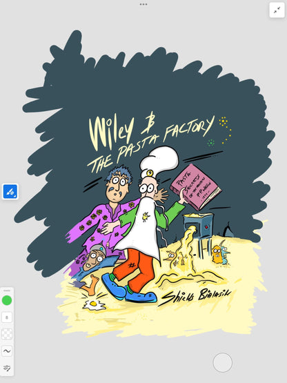 Wiley & The Pasta Factory - BOOK 1 - Original Sketch