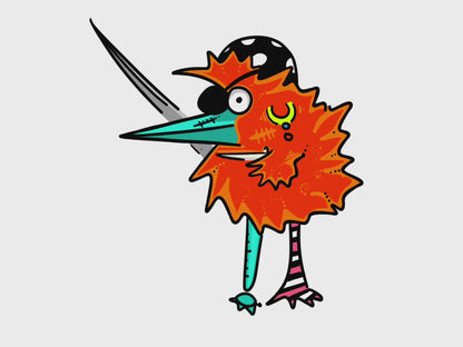 Learn To Draw A Pirate Chicken